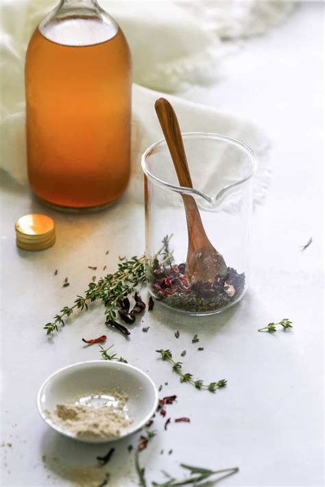 Apple Cider Vinegar Hair Rinse Infused with the Best Herbs for Healthy ...