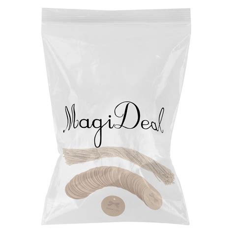 ⚡️Buy Maxbell 100 Vintage Round Kraft Paper Tags Thank You Gift Tags ...