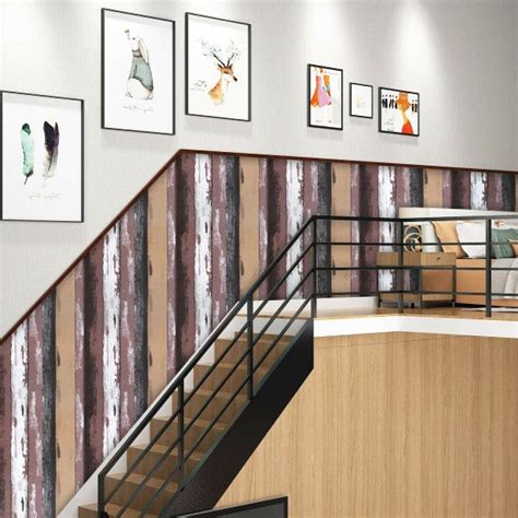 Jaamso royals Caramel Wooden Strip self adhesive wallpaper – JAAMSO ROYALS