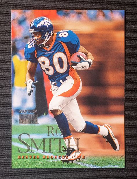 1999 Skybox Premium Rod Smith NFL Football Card #185 - Denver Broncos ...