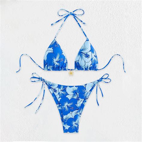 Sakmal Sexy Womens Bathing Suits Bikinis High Waisted Two Piece Sets ...