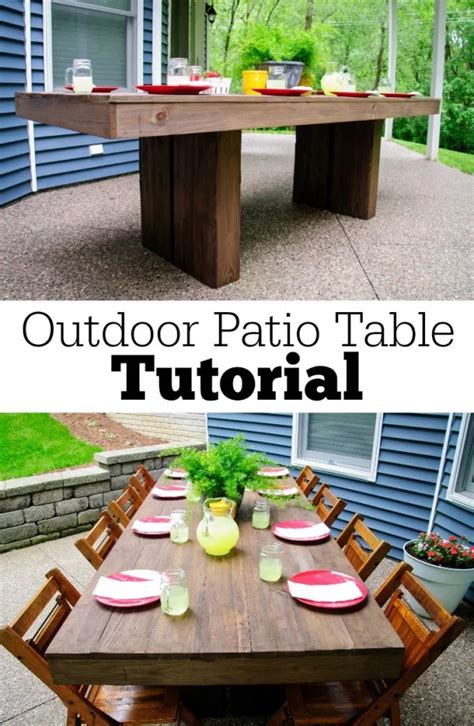 Image result for DIY Patio Table