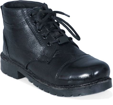 EXCEL ES_Genuine LeatherTSF Ncc Boots Shoes Boots For Men (Black) Boots ...