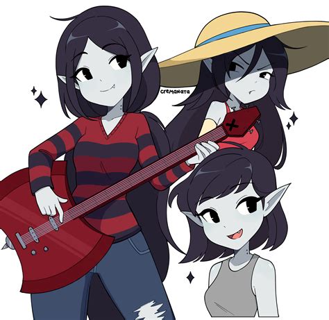 marceline abadeer (adventure time) drawn by cremanata | Danbooru