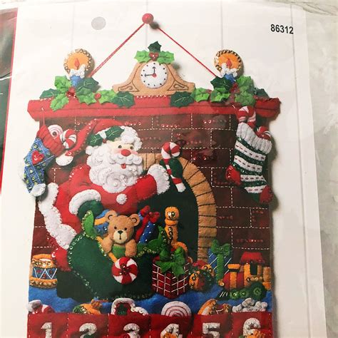 Bucilla Felt Advent Calendar Kits - Printable Holiday Crafts