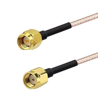 NISTECH Rf Coaxial Cable RG316 (1.5Mtr.) Connector SMA Male Straight to ...