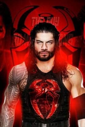 Roman Reigns American wrestler Matte Finish Poster Paper Print ...