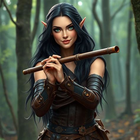 Enchanting Performance: Half-Elf Bard