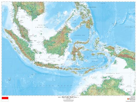 Detailed Political Map Of Indonesia Indonesia Detailed Political Map Images