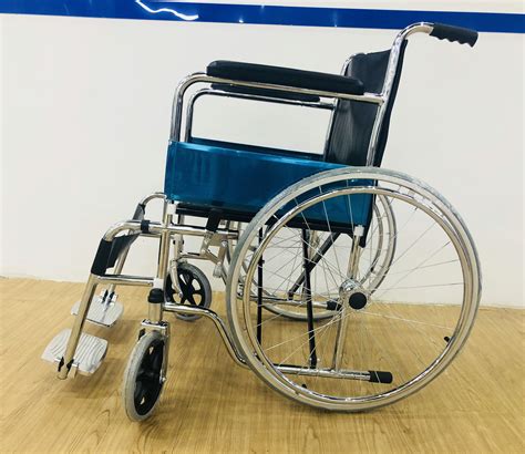 Supply Cheap Chrome Steel Manual Wheelchair STEEL WHEELCHAIR Wholesale ...