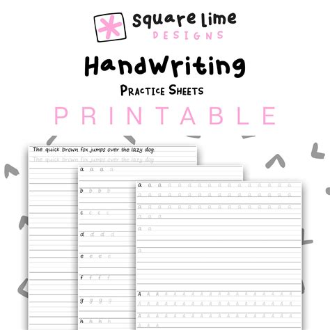 Handwriting Improvement Worksheets For Adults Pdf — db-excel.com
