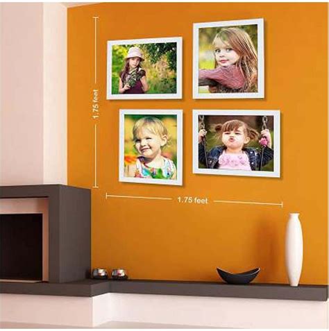 AG Crafts Wood Photo Frame (Black, 9 Photos) (White) : Amazon.in: Home ...