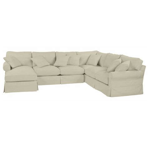 Baldwin Sectional Slipcover - Left Arm Chaise and Right Arm Loveseat ...