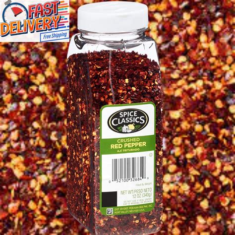 Red Pepper Flakes Bottle