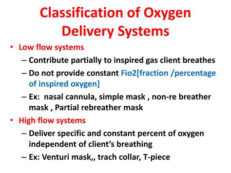 Ppt on oxygen administration | PPTX