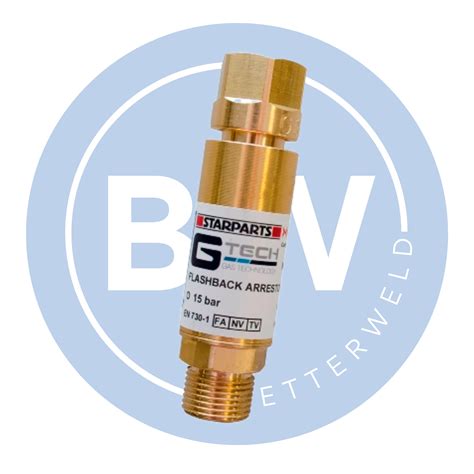 GTECH Flashback Arrestor - In-Line Fuel Gas Welding Safety Valve ...