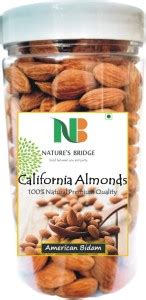 Nature's Bridge California Almonds 400 Gm / American Almond / Premium ...