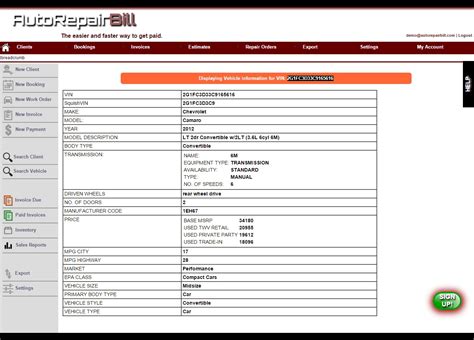 Image result for Auto Repair Shop Invoice Software
