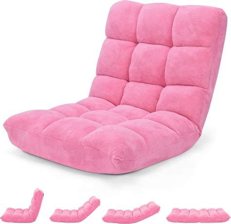 dgydbguuh Floor Chair with Back Support Floor Gaming Chairs w/ 14 ...