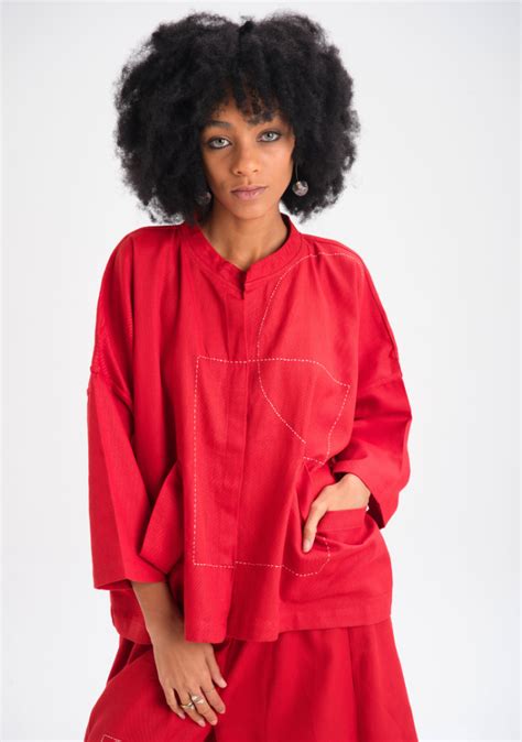 Red Dahlia Top – NETE.IN