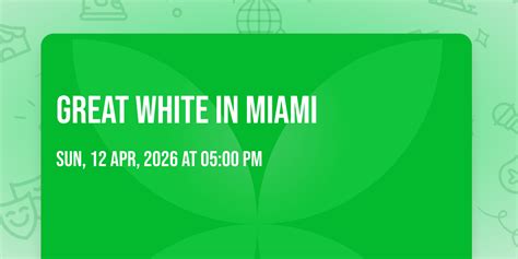 Great White in Miami, Monsters Of Rock Cruise, Miami, 12 April 2026 ...