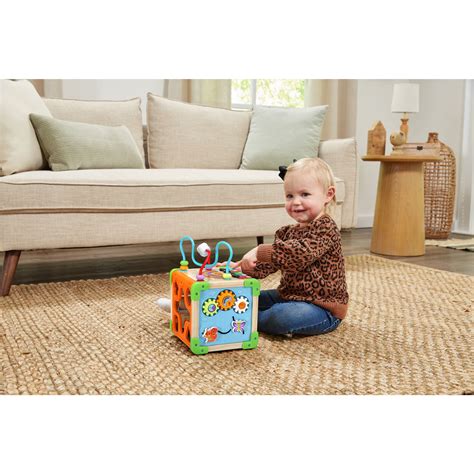 LeapFrog Touch & Learn Wooden Activity Cube - FSC India | Ubuy