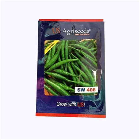 SW 408 Chilli Seeds - US Agriseeds | F1 Hybrid | Buy Online Now – Desikheti
