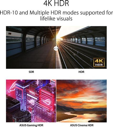 ASUS 31.5” 4K HDR Eye Care Monitor (VP327Q) – UHD (3840 x 2160), 99% ...