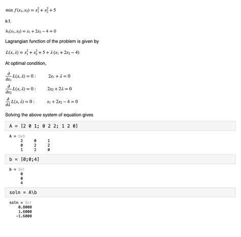Image result for Constrained Nonlinear Optimization MATLAB