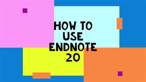 Tutorial On Using EndNote 的图像结果