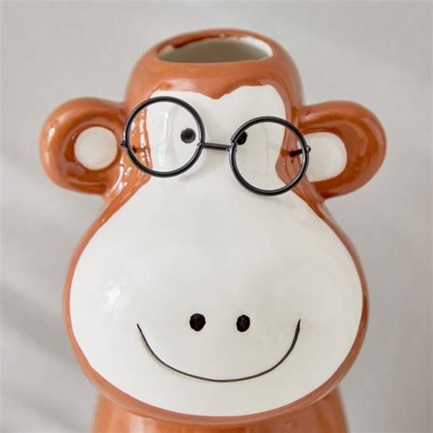Buy Gloria Seasons Ceramic Monkey Planter from Home Centre at just INR ...