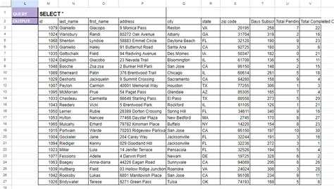 Image result for Using Query in Google Sheets