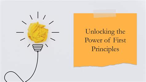 First Principle Thinking 的图像结果