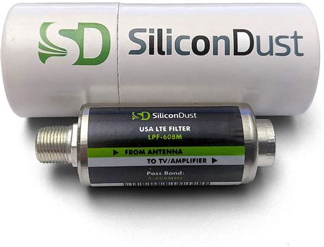 SiliconDust LPF-608M LTE Filter for TV Antennas USA 2020 Standard 600 ...