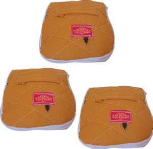 CAVETIMES 100% Cotton Premium Roti Cover with zip (pack of 3) | Cotton ...