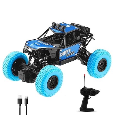 Wetrick Alloy Dirt Drift Remote Controlled Rock Car RC Monster Truck ...