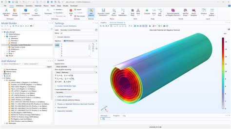 Image result for COMSOL Battery Simulation Temperature 2D Example