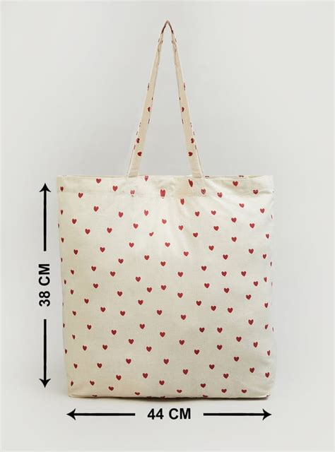 Buy Women Heart Print Foldable Shopper Bag Online at just Rs. 149.0 ...