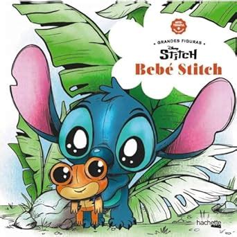 Arteterapia, dibujos antiestrés. Grandes figuras: Bebé Stitch : Varios ...