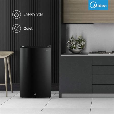 Midea MRU03M2ABB Upright Freezer Large Black, 3.0 Cubic Feet- Buy ...