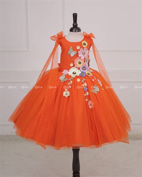 Shop Tulle Gown for Kids Online | Designer Frocks Online in Kerala ...
