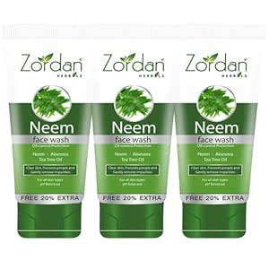 Neem FaceWash contains Neem & Aloevera… (Pack of 3_ : Amazon.in: Beauty