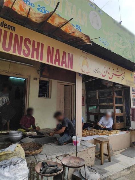 Menu at Munshi Naan, Hyderabad