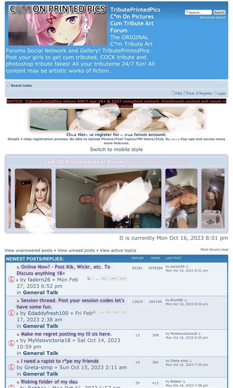 Cumonprintedpics was not Removed from the Web, Merely Reincarnated… : r ...