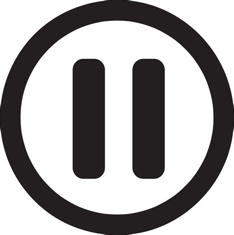 Pause Icon Png Transparent
