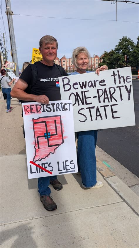 “Signs” of the Times: Protest Images from Indiana – theRighting