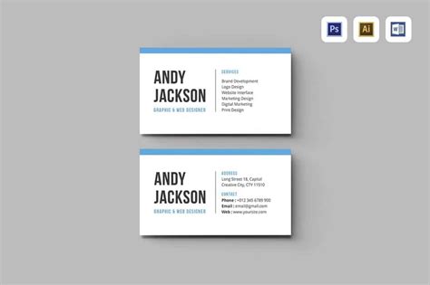 Simple Business Card Template 的图像结果