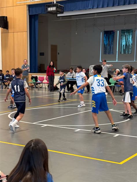 Elementary Basketball is in full swing! Lucky to catch an exciting game ...