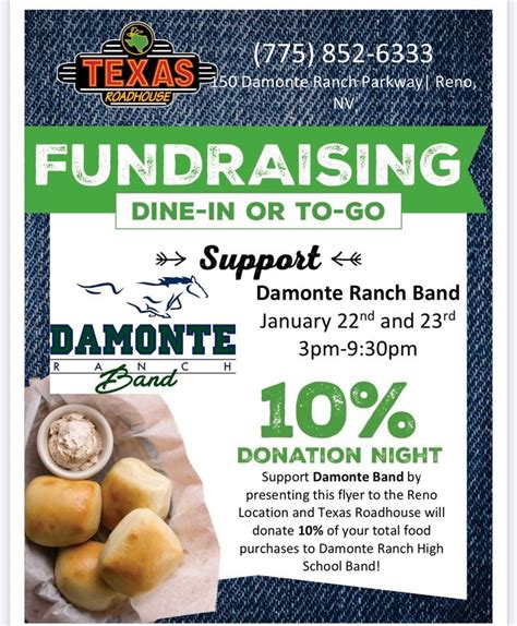 Texas Roadhouse dine and donate , Texas Roadhouse (Reno, NV - 150 ...