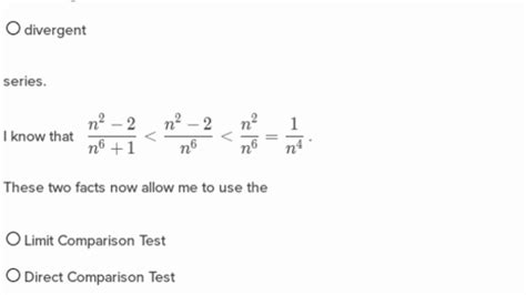 Image result for Comparison Test Series Math